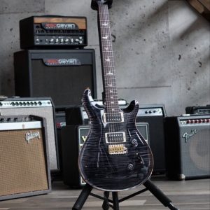 PRS Custom 24 Thin Grey Black 10 Top E-Gitarre